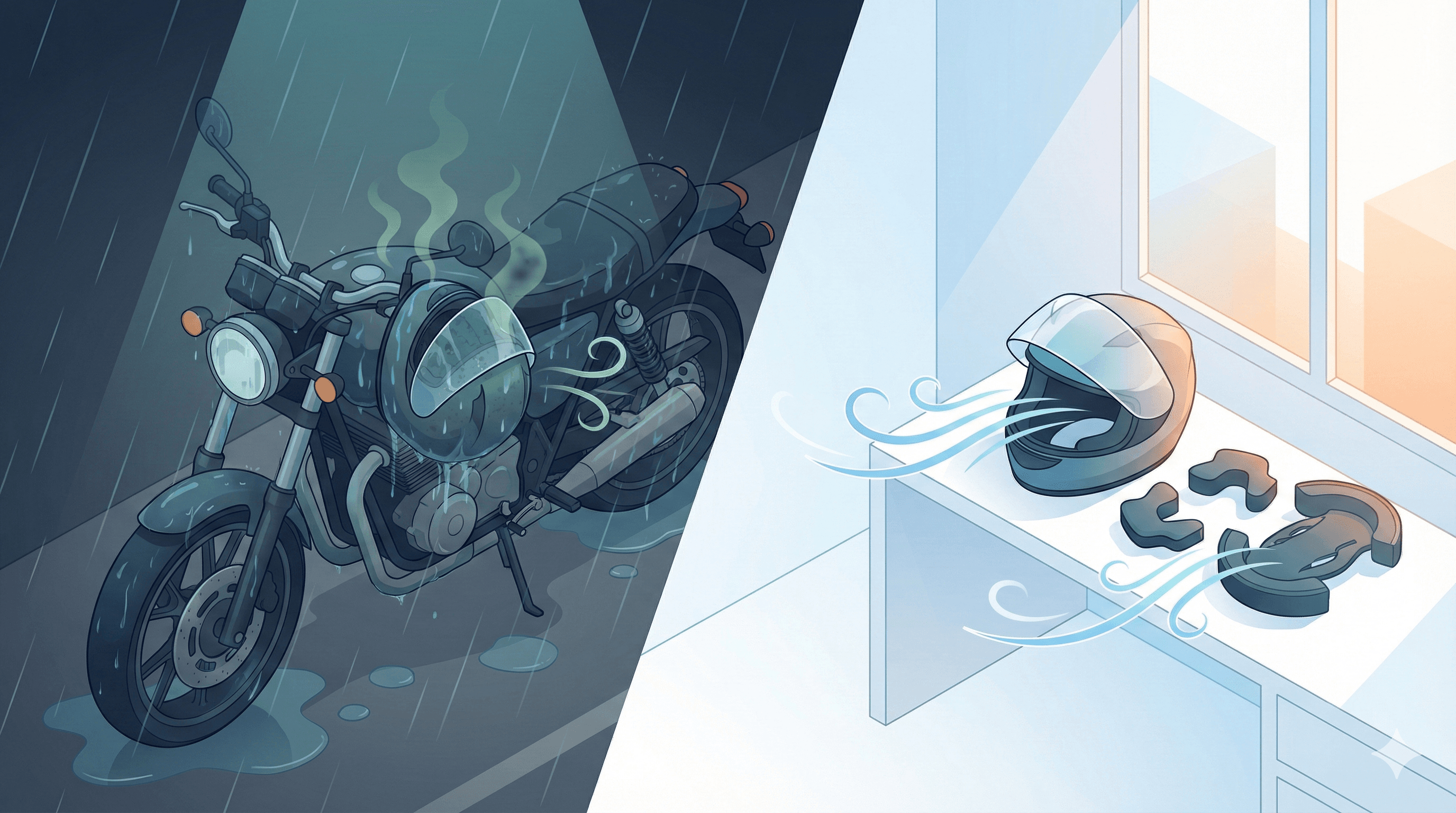 Cover image for 5 Tips Merawat Helm Saat Musim Hujan di Jakarta